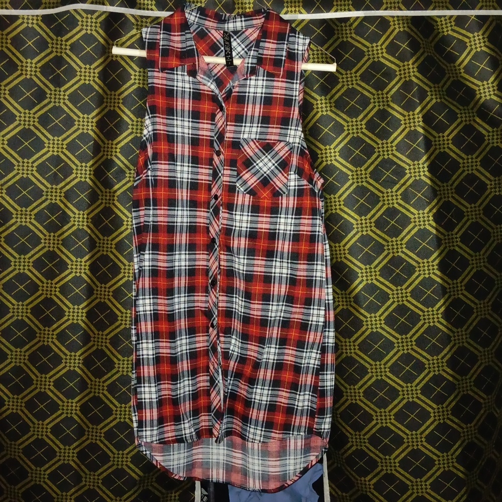 Sleeveless Flannel